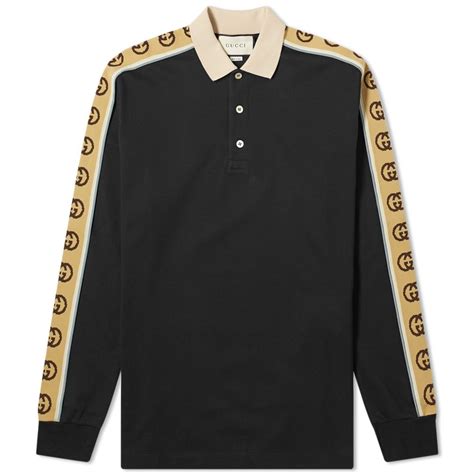 gucci short sleeve shirt collar web|cheap Gucci long sleeve shirts.